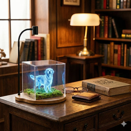 Custom Pet Hologram Memorial Box